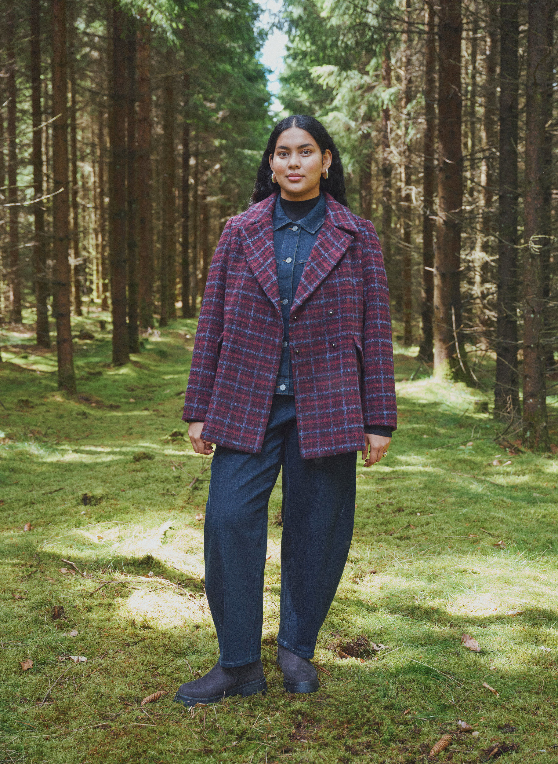 ZizziTernet jakke med lommer, R&oslash;d, Image image number 0
