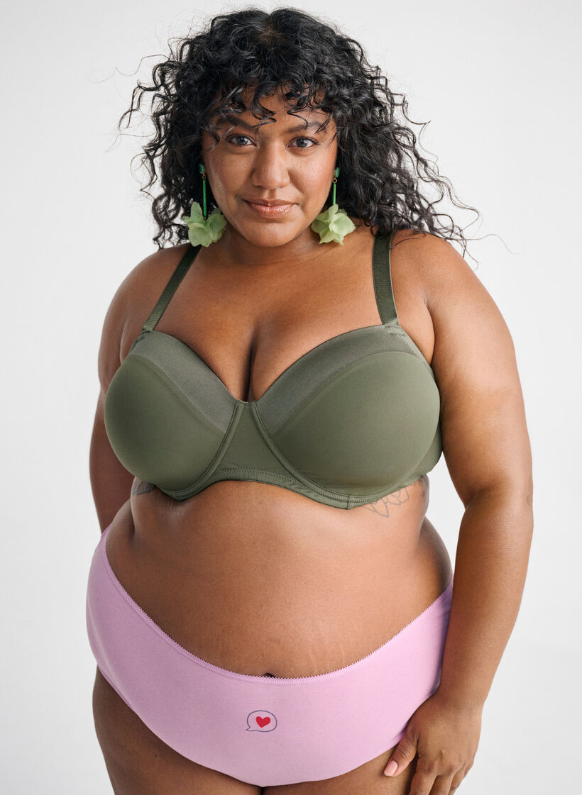 7-pak hipster trusse med regul&aelig;r talje, Lilla, Image image number 0