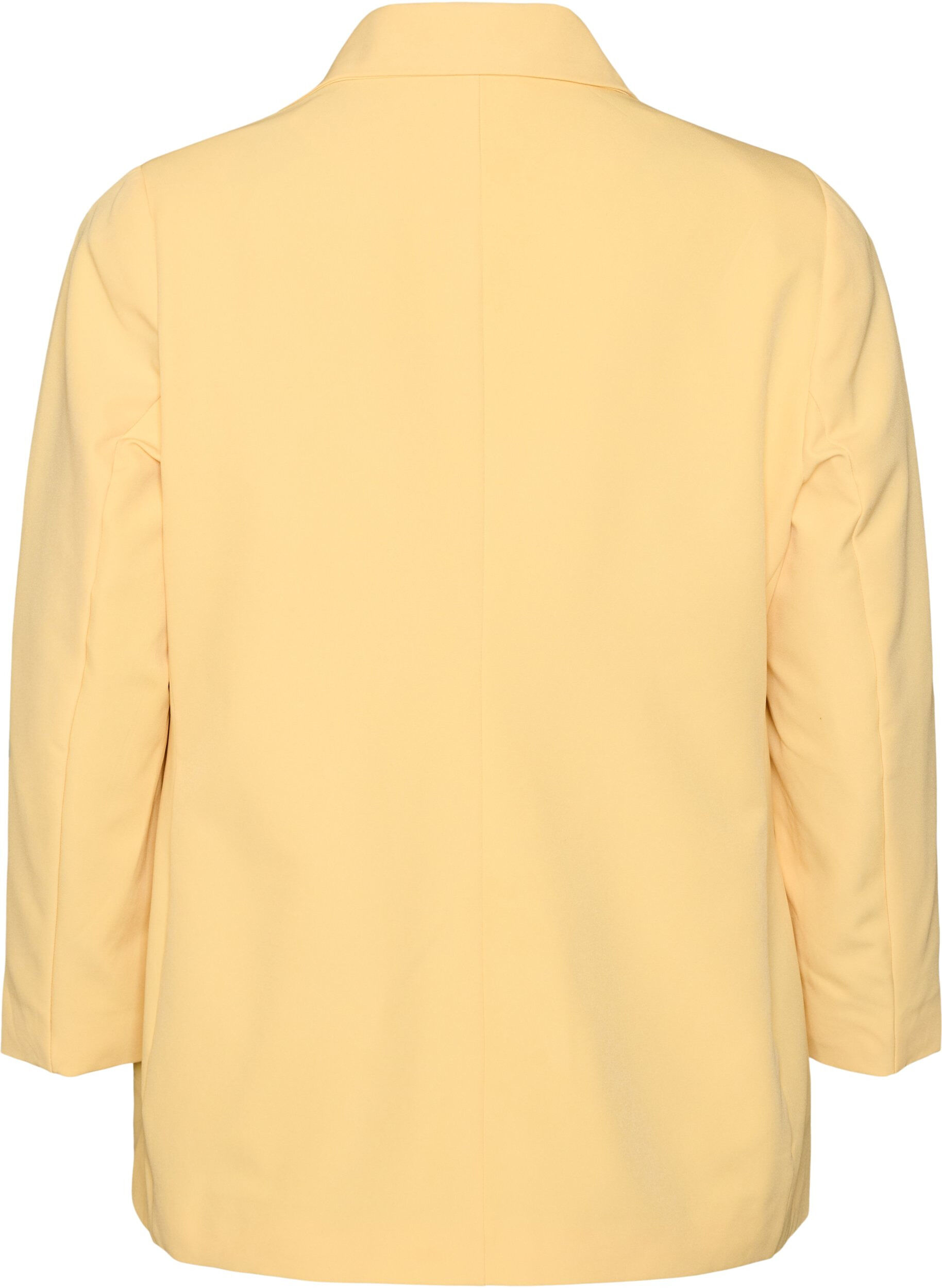 ZizziKlassisk blazer med knaplukning, Gul, Packshot image number 1