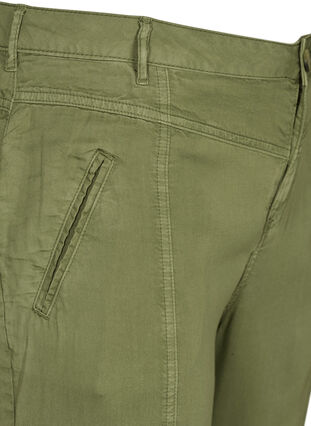 3/4 bukser i lyocell, Ivy green, Packshot image number 2