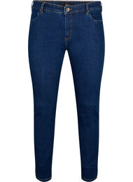 Slim fit Emily jeans med regul&aelig;r talje, Bl&aring;