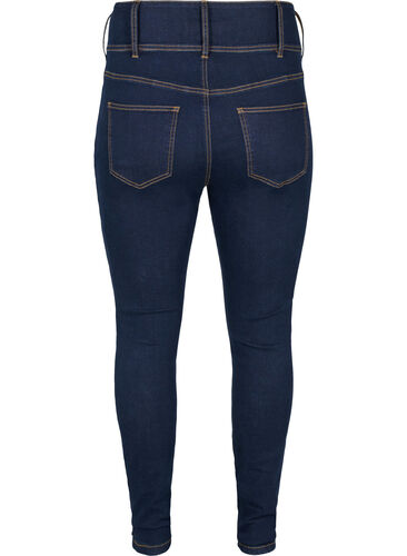 Super slim Bea jeans med ekstra høj talje, Unwashed, Packshot image number 1