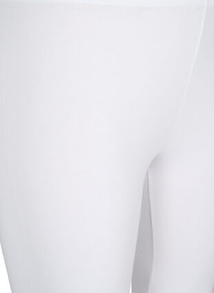 Basis 3/4 leggings i viskose , Bright White, Packshot image number 2