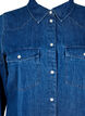 Denimkjole med knapper, Blå, Packshot image number 2
