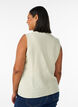 Stribet vest i h&oslash;r og viskose, Gr&oslash;n, Model image number 2
