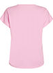 Ensfarvet tr&aelig;nings t-shirt, Lyser&oslash;d, Packshot image number 1