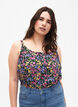 FLASH - Top med print, Multi Flower, Model image number 0