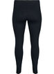 Basis leggings med ekstra l&aelig;ngde, Sort, Packshot image number 1