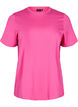 Basis t-shirt i bomuld med rund hals , Lyser&oslash;d, Packshot image number 0