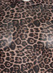 Mesh bluse med leopard mønster, Brun, Packshot image number 2
