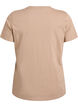 Basis t-shirt i bomuld med rund hals , Beige, Packshot image number 1