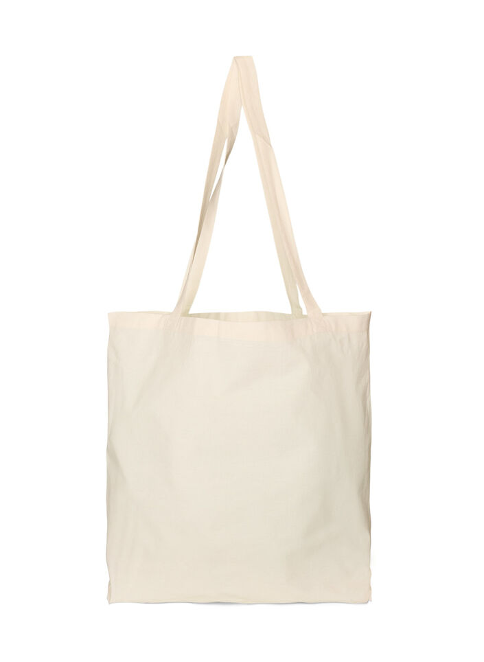Totebag med print, Orange, Packshot image number 1