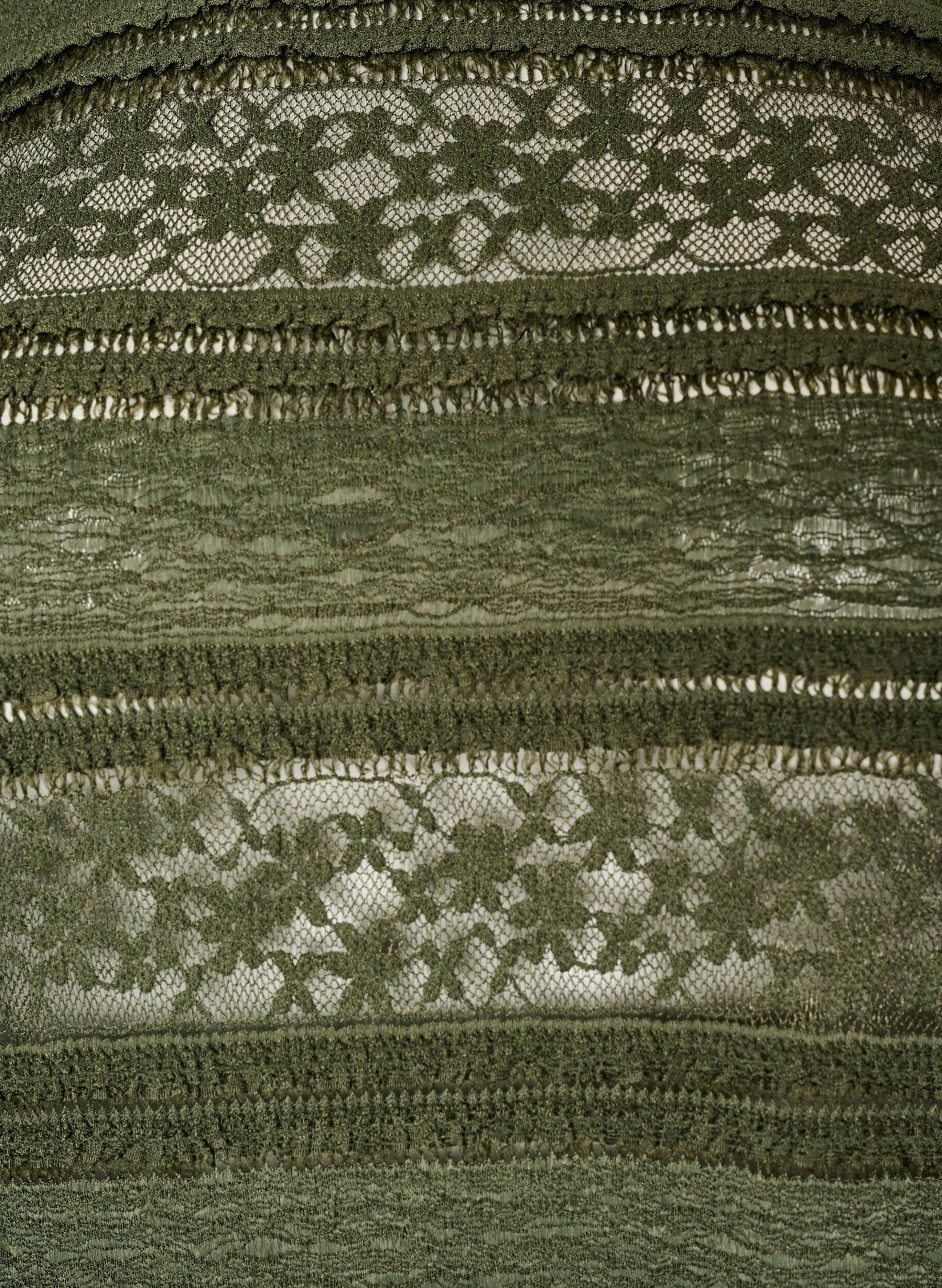 ZizziBlondebluse med lange &aelig;rmer, Gr&oslash;n, Packshot image number 2
