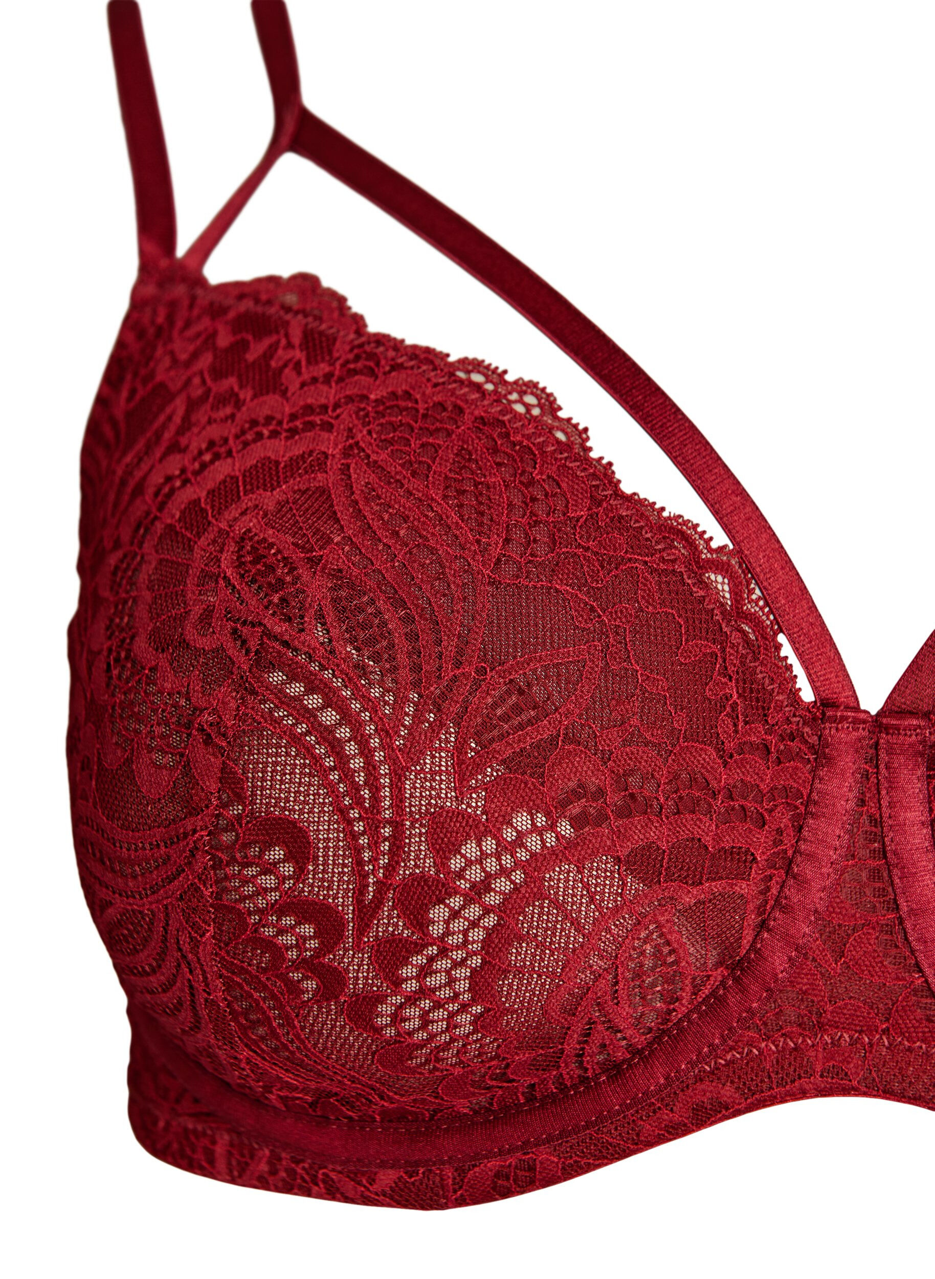ZizziFull cover-bh med blonde og dobbelte stropper, Sort, Packshot image number 2