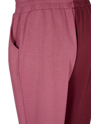 Sweatpants med color-block , Red Mahogany/RoseBr., Packshot image number 2