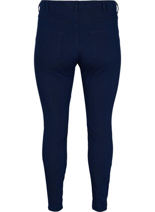Højtaljede Amy jeans med 4-way stretch, Dark blue, Packshot image number 1