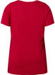 Bomulds t-shirt med korte ærmer, Barbados Cherry BLES, Packshot image number 1