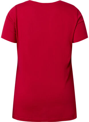 Bomulds t-shirt med korte ærmer, Barbados Cherry BLES, Packshot image number 1