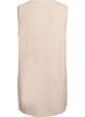 Kort strikkjole uden &aelig;rmer, Beige, Packshot image number 1
