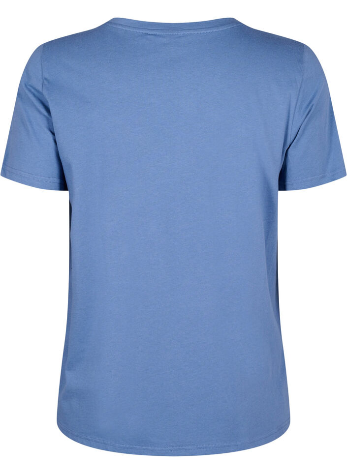 T-shirt med tekst motiv, Moonlight B. W.Navy, Packshot image number 1