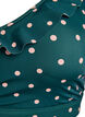 Bikini bh med prikker og fl&aelig;sedetaljer, Gr&oslash;n, Packshot image number 2