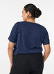 T-shirt med motiv, Bl&aring;, Model image number 2