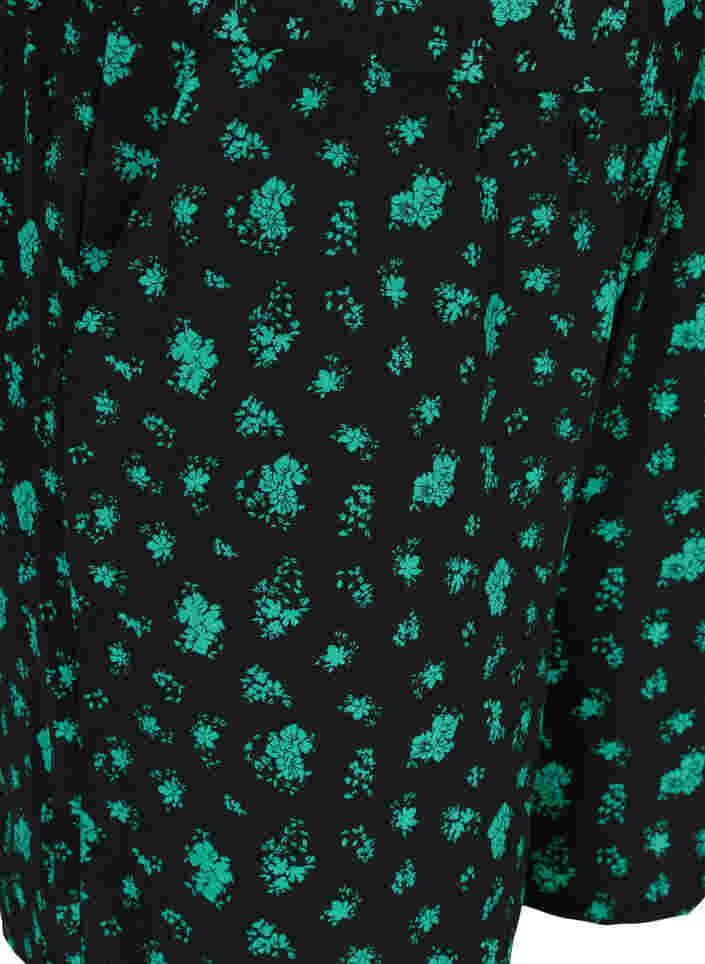 Printede shorts med lommer, Green Flower AOP, Packshot image number 2