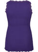 Top med blondekant, Lilla, Packshot image number 1