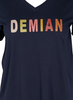 T-shirt med print, Night Sky DEMIAN, Packshot image number 2