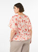Bluse med ballonform og vinge&aelig;rmer, Orange, Model image number 1