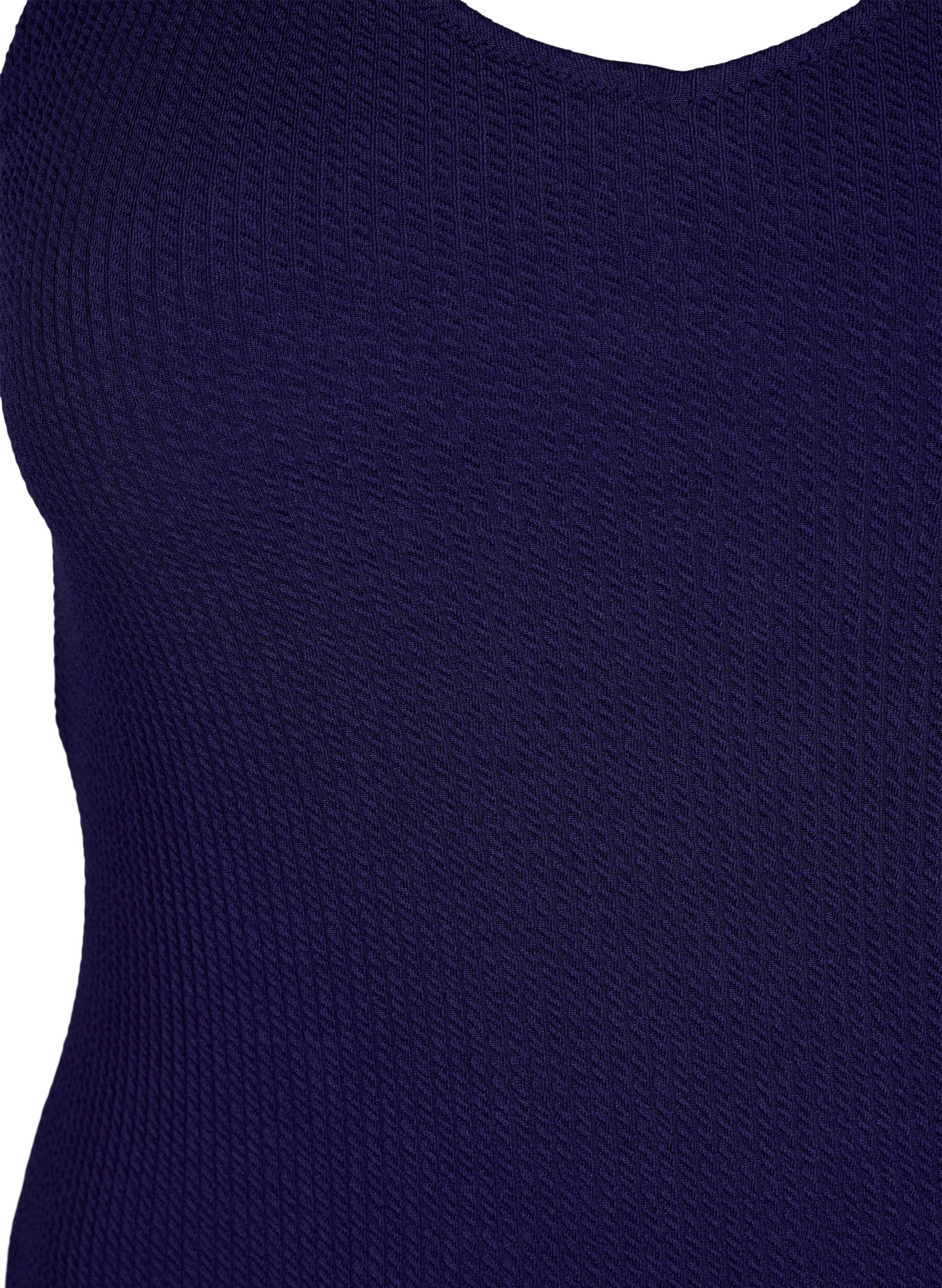 Zizzi Badedragt med krydsdetalje p&aring; ryggen, Astral Aura, Packshot image number 2