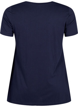 Bomulds t-shirt med korte ærmer, Night Sky LOVE, Packshot image number 1
