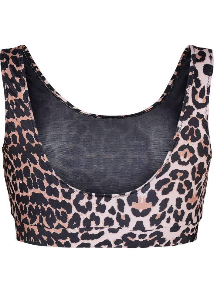 Printet bikini top med rund halsudskæring, Leo, Packshot image number 1