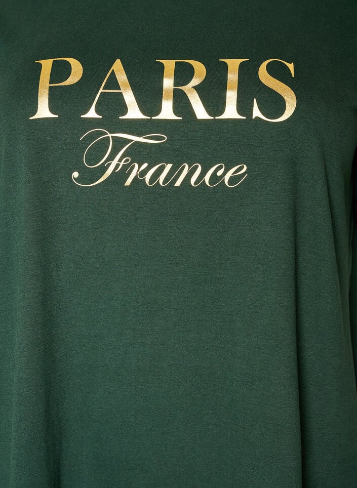 T-shirt med motiv, Gr&oslash;n, Packshot image number 2
