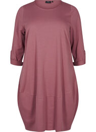 Ballonkjole med lommer, Lyserød