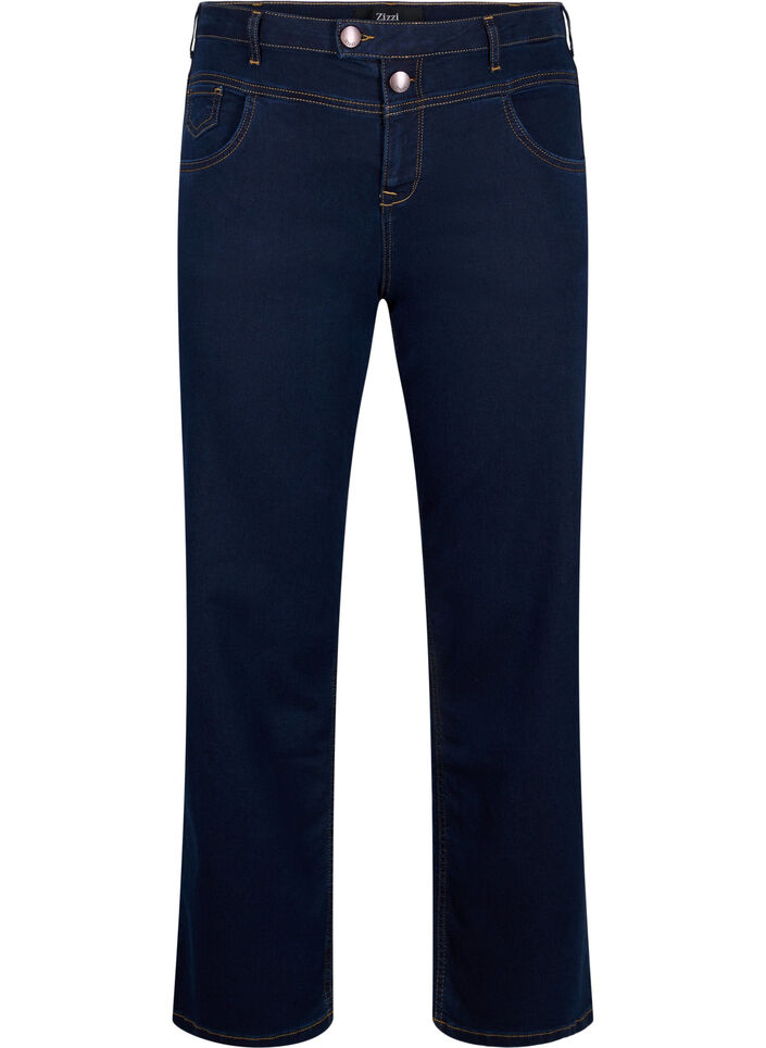 Regular fit Gemma jeans med h&oslash;j talje, Bl&aring;, Packshot image number 0