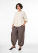Cardigan i bl&oslash;d strik med guldfarvede knapper, Vanilla, Model image number 1