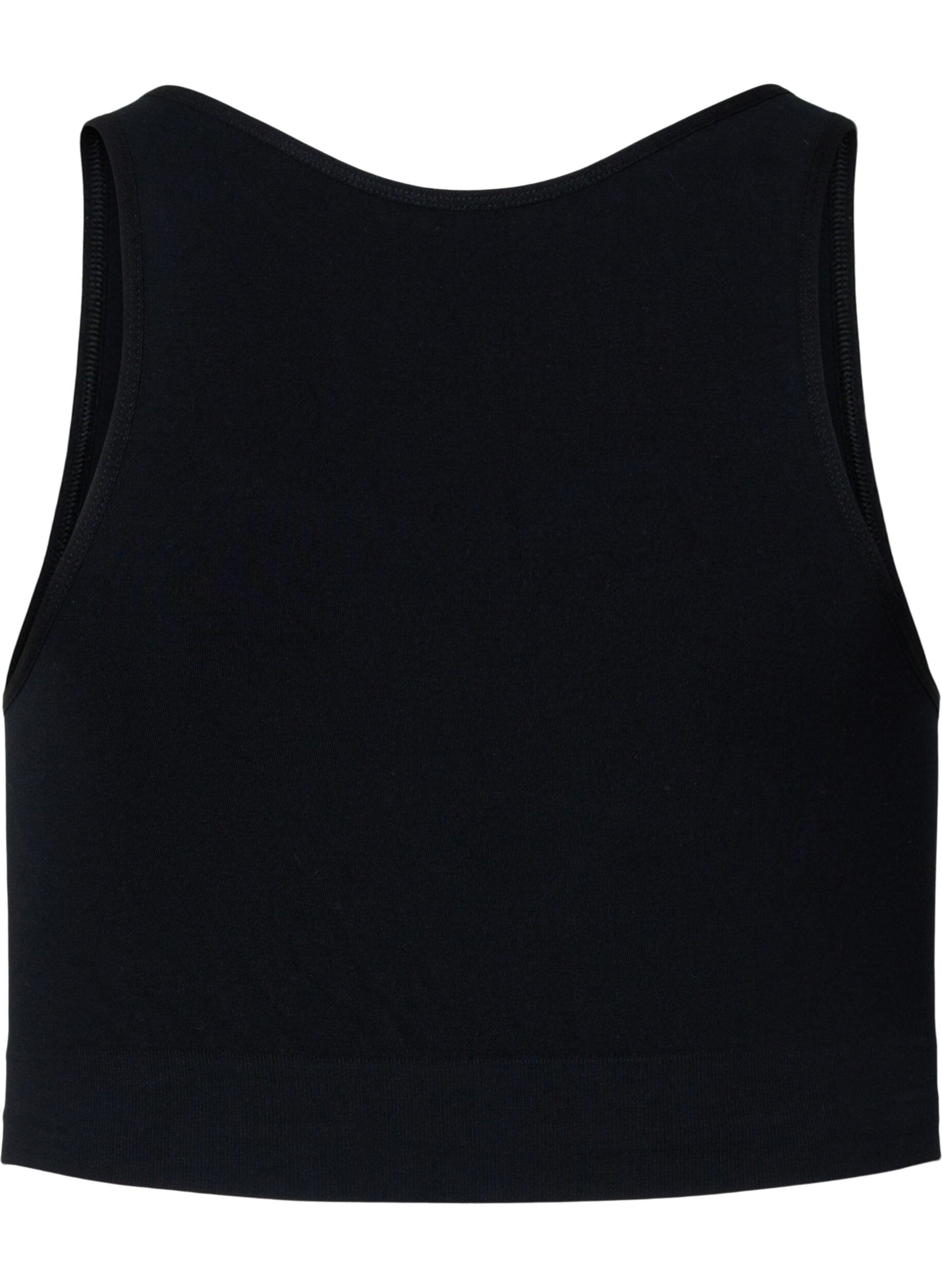 Zizzi Bl&oslash;d bh med mesh, Black, Packshot image number 1