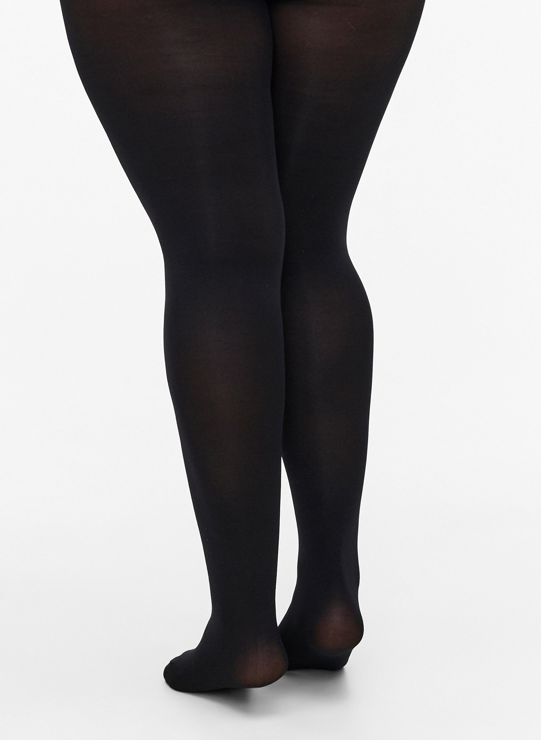 ZizziStr&oslash;mpebukser i 100 denier, Sort, Model image number 1