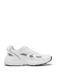 Wide fit sneakers, White