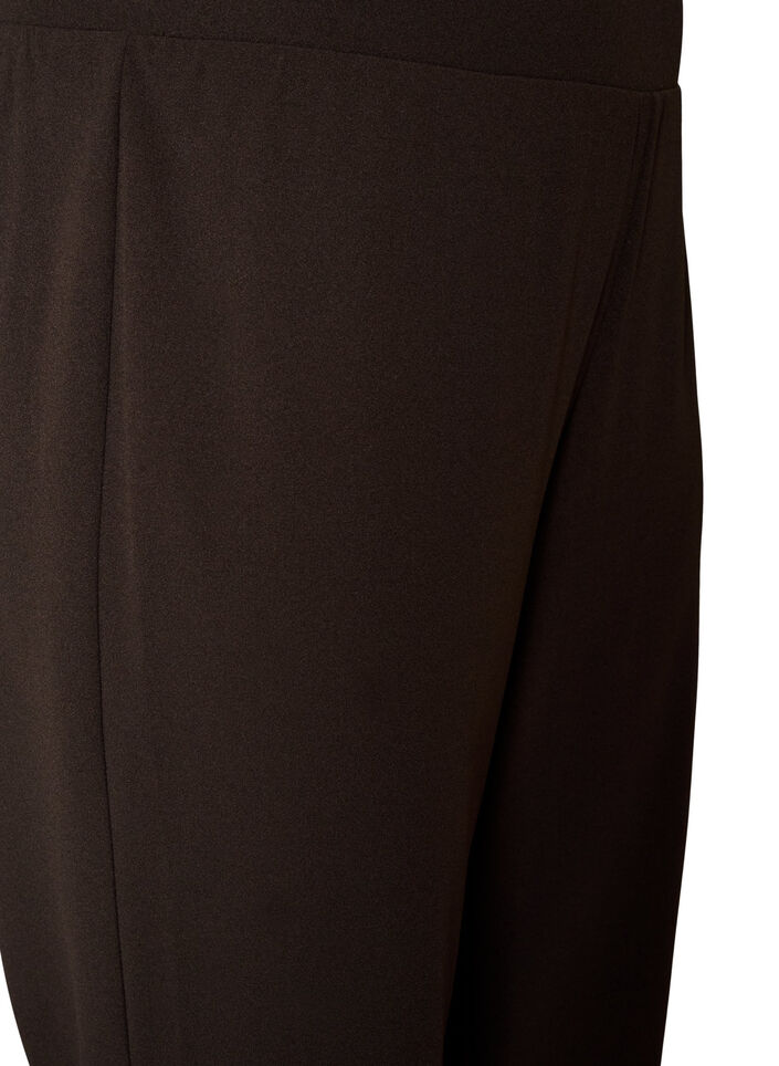 Bukser med straight fit, Brun, Packshot image number 2