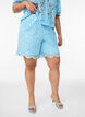 Blondeshorts med h&oslash;j talje og lommer, Bl&aring;, Model image number 3