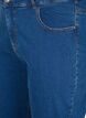 Cropped Vera jeans med straight fit, Blue Denim, Packshot image number 2