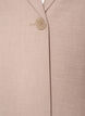 Klassisk blazer med enkel knaplukning og lommer, Beige, Packshot image number 2