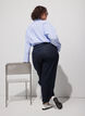 Barrel fit jeans med h&oslash;j talje, Bl&aring;, Model image number 1