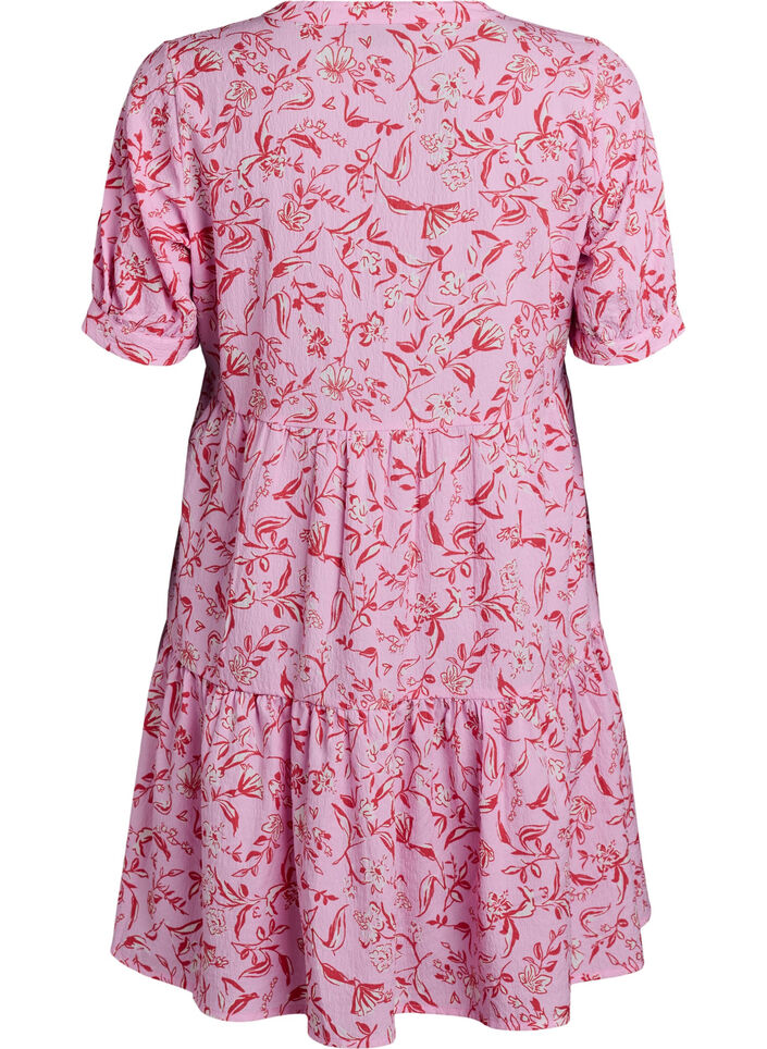 Kort kjole med A-facon, Lilla, Packshot image number 1