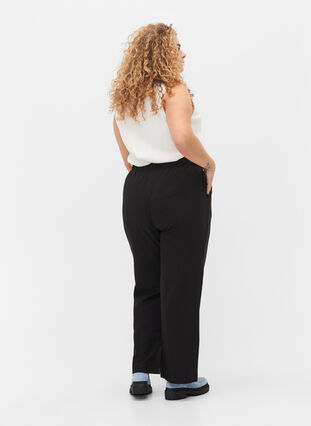 Løse bukser med lommer, Black, Model image number 1