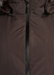Vandt&aelig;t parka vinterjakke med h&aelig;tte, Brun, Packshot image number 2