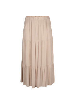 Lang nederdel med elastik i taljen, Nomad, Packshot image number 0