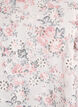 Bluse i bomuld med broderie anglaise og fl&aelig;ser, Lyser&oslash;d, Packshot image number 2